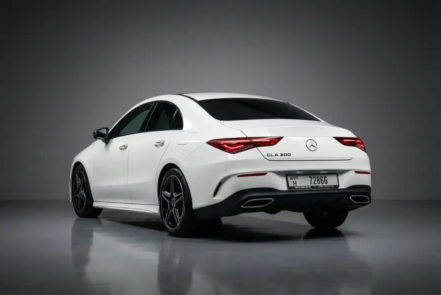Rent Mercedes-Benz CLA 200 White 2023 in Dubai — photo 4 of 6