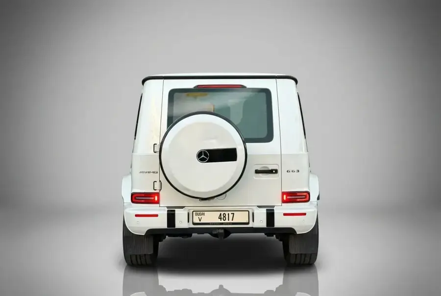Rent Mercedes-Benz G63 White 2021 in Dubai — photo 3 of 6