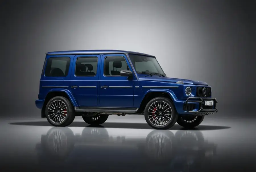 Rent Mercedes-Benz G63 Blue 2025 in Dubai — photo 3 of 3