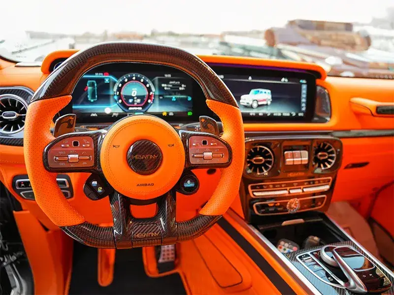 Rent Mercedes-Benz G63 Keyvany Grey 2023 in Dubai — photo 4 of 6