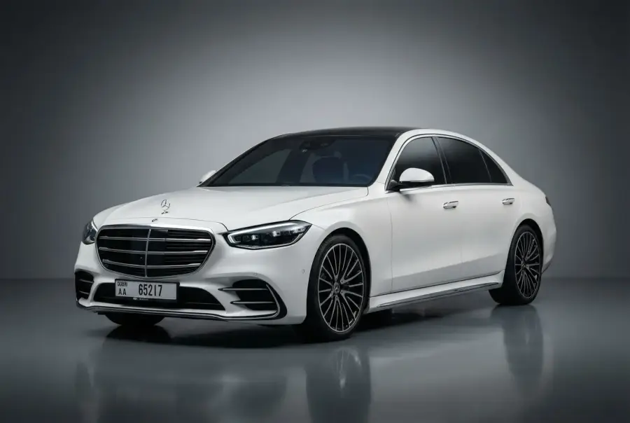 Rent Mercedes-Benz S580 White 2022 in Dubai — photo 2 of 6