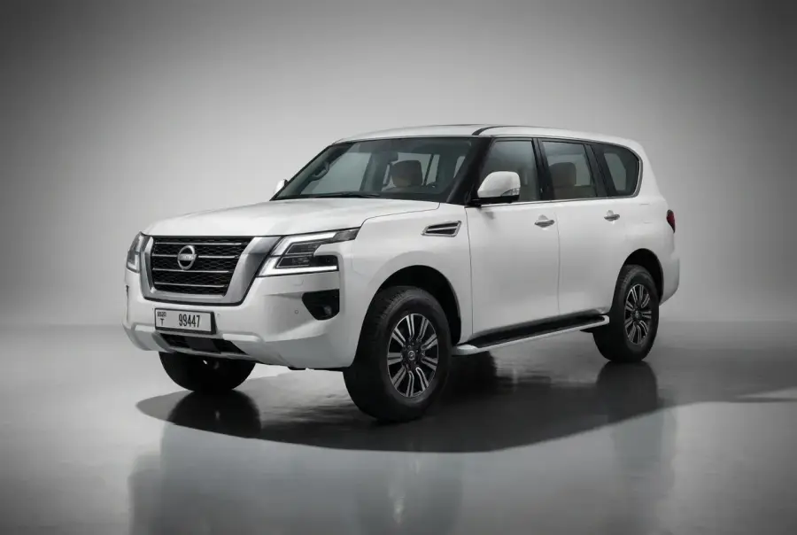 Rent Nissan Patrol White 2021 in Dubai — photo 2 of 7