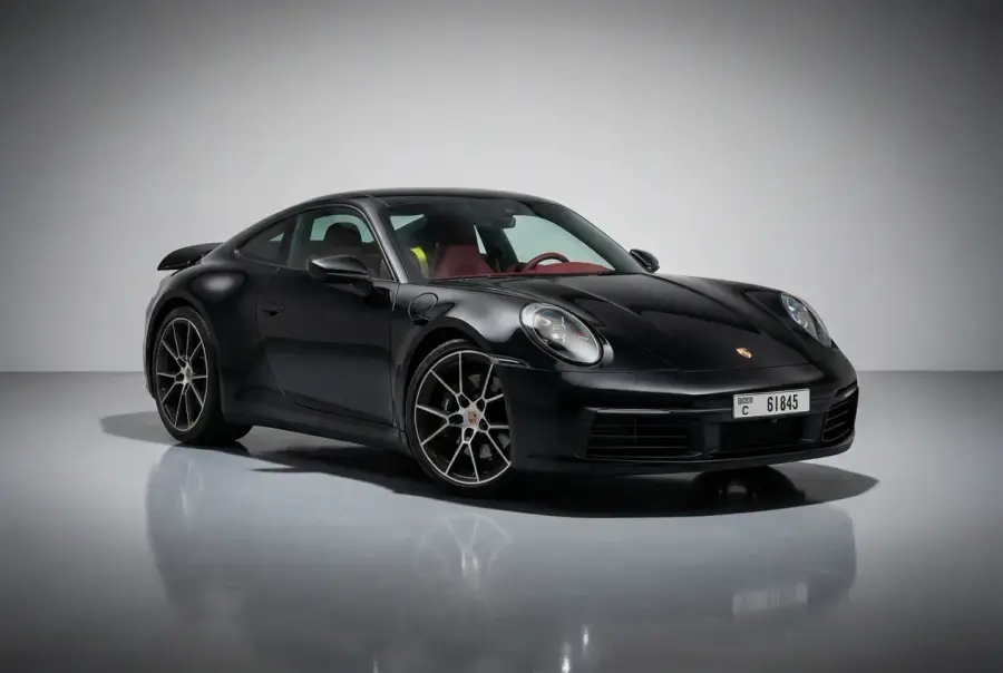 Rent Porsche 911 Carrera Black 2025 in Dubai — photo 2 of 9