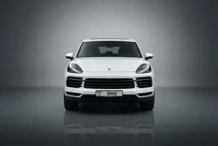 Rent Porsche Cayenne White 2021 in Dubai — photo 2 of 5