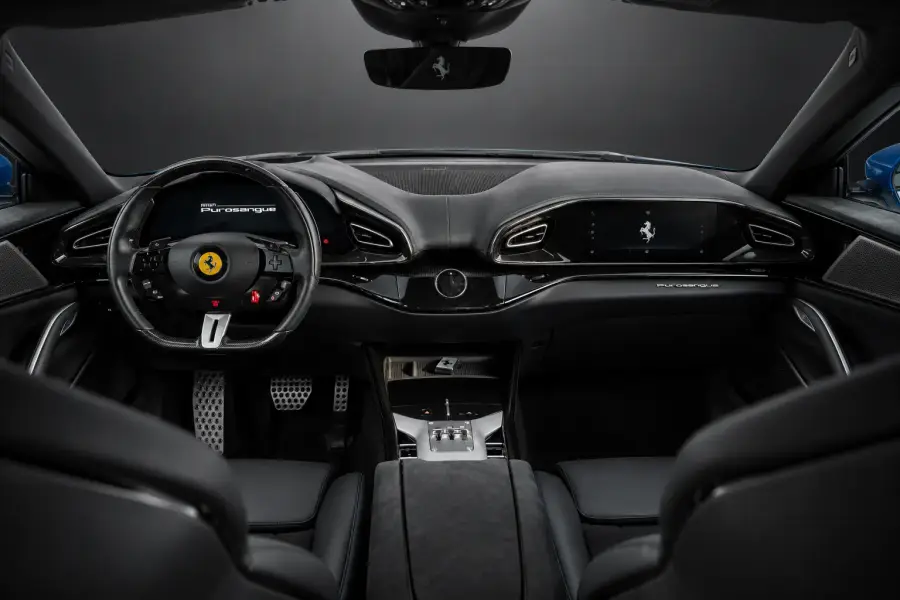 Rent Ferrari Purosangue Blue 2025 in Dubai — photo 10 of 12