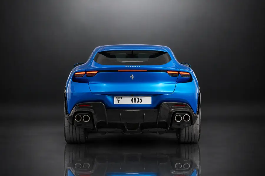 Rent Ferrari Purosangue Blue 2025 in Dubai — photo 6 of 12