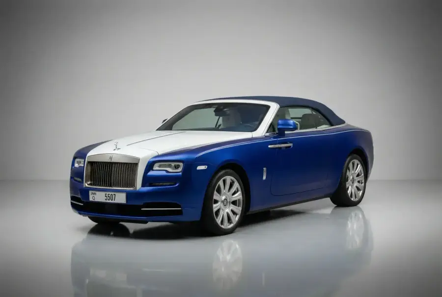 Rent Rolls-Royce Dawn Blue 2016 in Dubai — photo 2 of 6