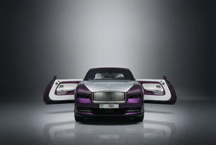 Rent Rolls-Royce Spectre Violet 2024 in Dubai — photo 3 of 7
