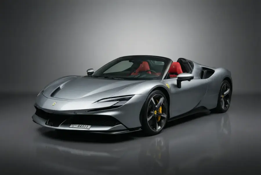 Rent Ferrari SF90 Spider Silver 2024 in Dubai — photo 2 of 6