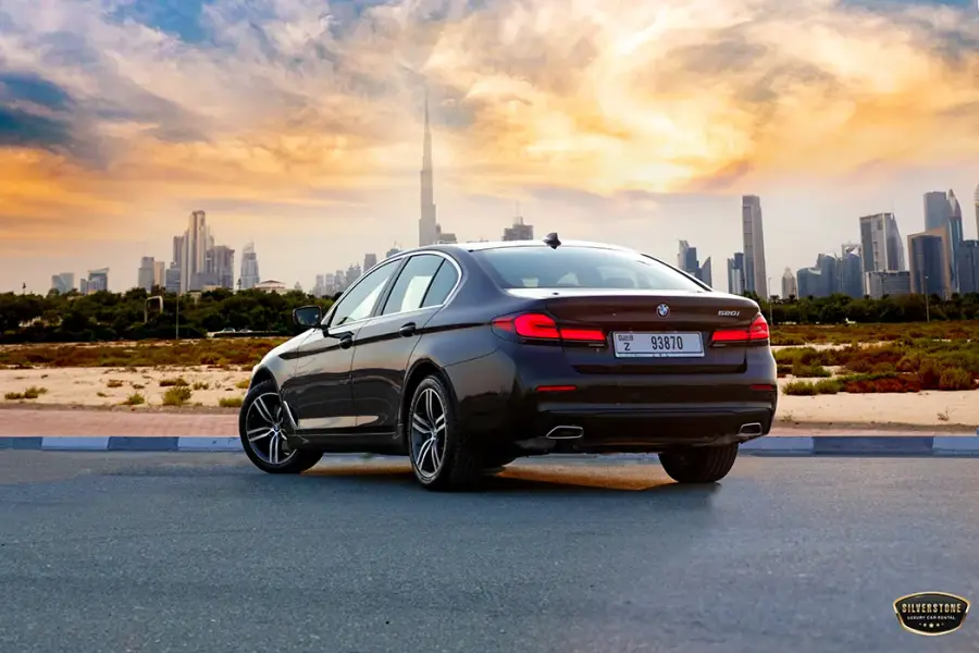 Rent BMW 520 Black in Dubai — photo 4 of 7