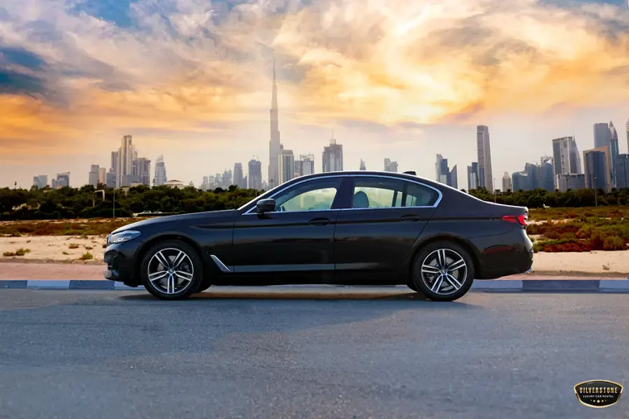 Rent BMW 520 Black in Dubai — photo 5 of 7