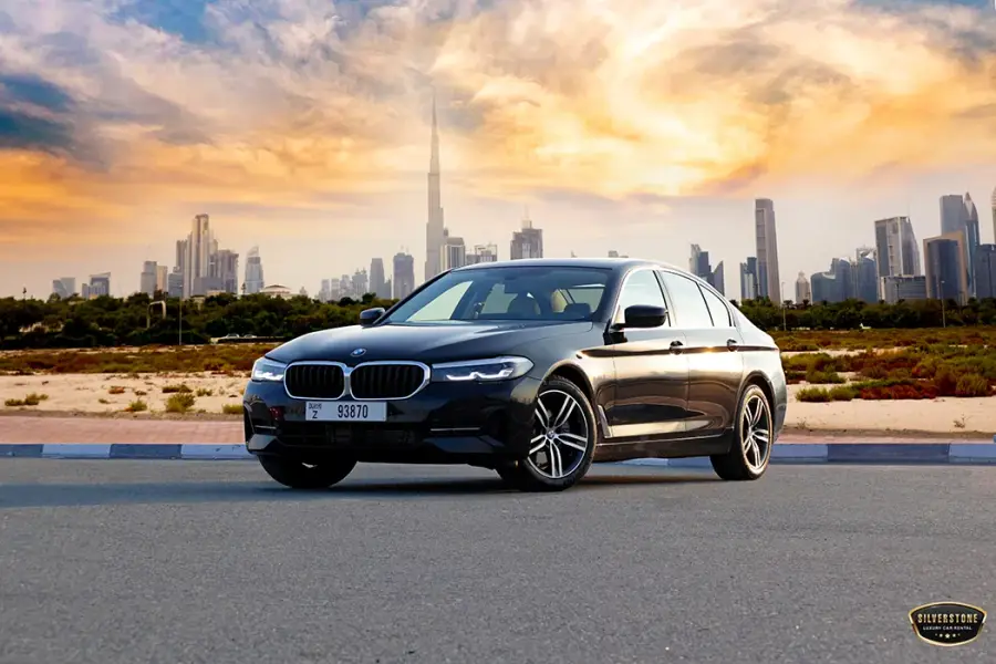 Rent BMW 520 Black in Dubai — photo 6 of 7