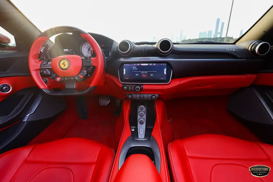 Rent Ferrari Portofino Convertible in Dubai — photo 10 of 11