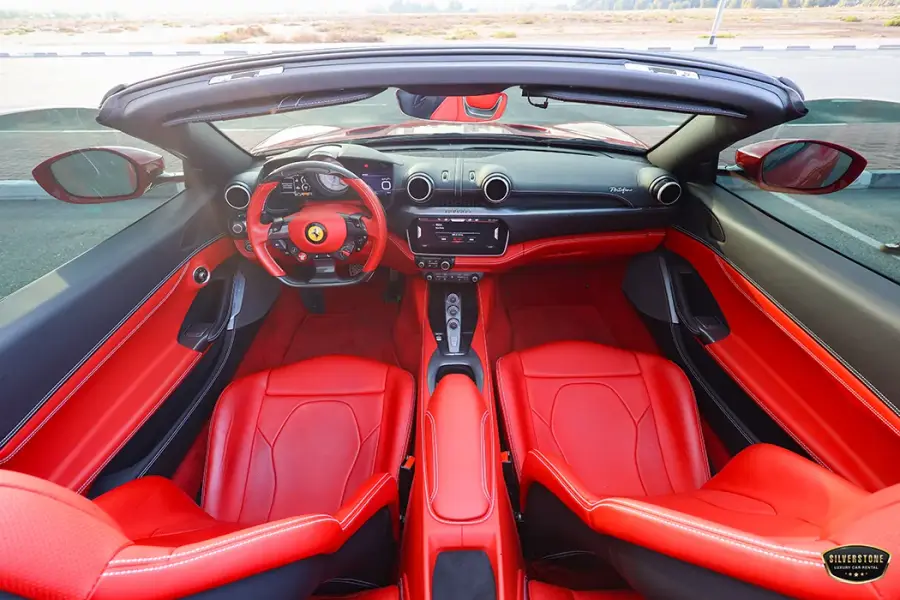 Rent Ferrari Portofino Convertible in Dubai — photo 8 of 11