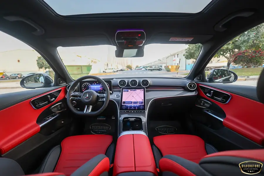 Rent Mercedes C200 White 2024 in Dubai — Mercedes-Benz — photo 12 of 12