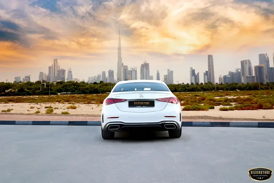 Rent Mercedes C200 White 2024 in Dubai — Mercedes-Benz — photo 4 of 12