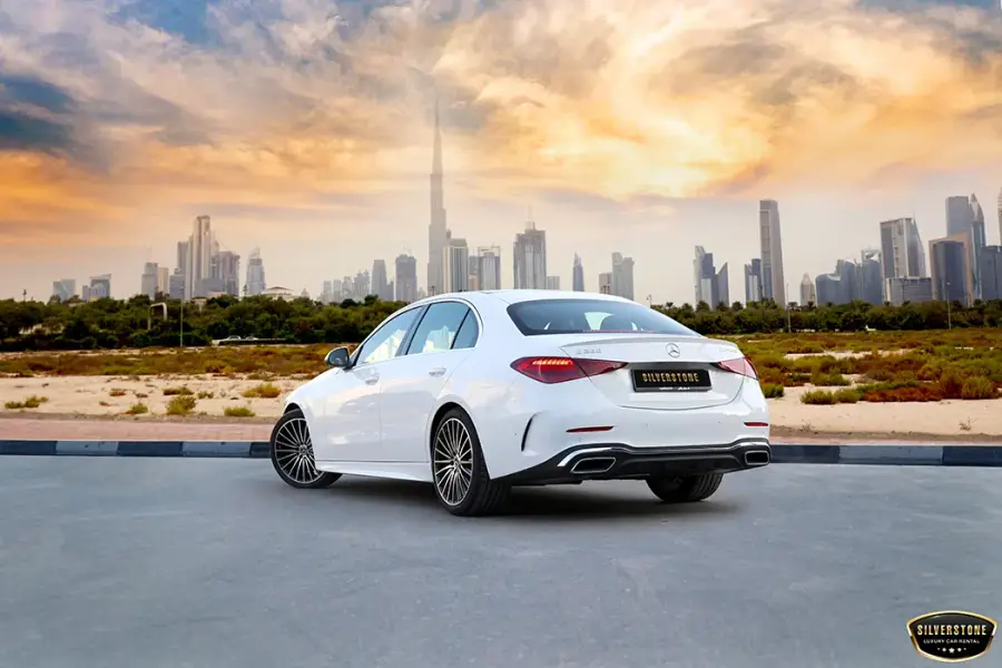 Rent Mercedes C200 White 2024 in Dubai — Mercedes-Benz — photo 5 of 12