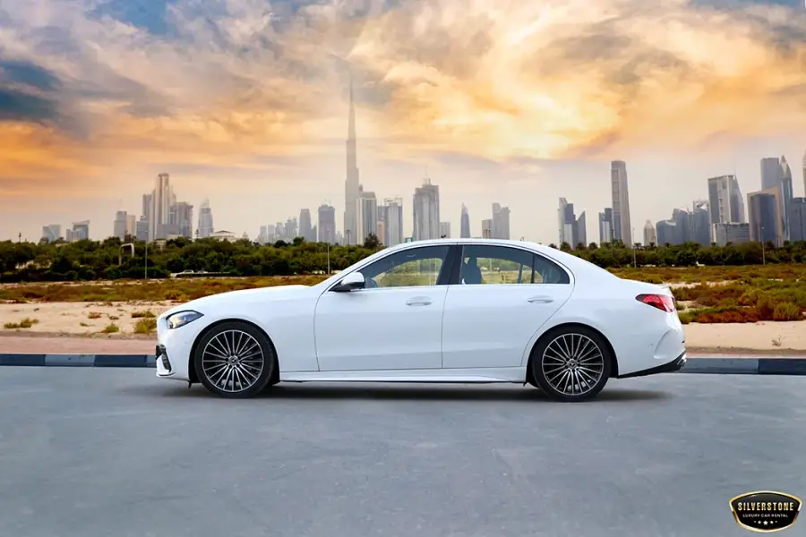 Rent Mercedes C200 White 2024 in Dubai — Mercedes-Benz — photo 6 of 12