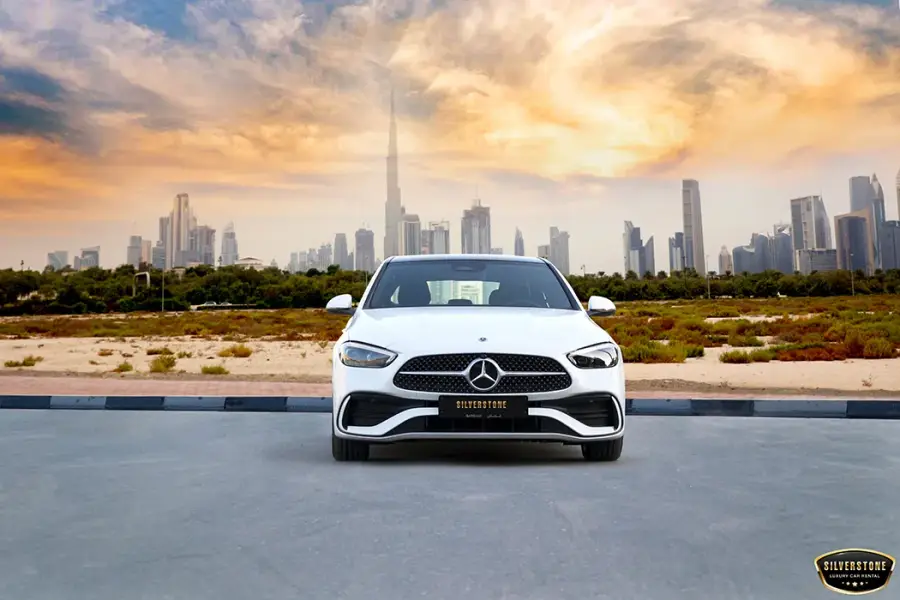 Rent Mercedes C200 White 2024 in Dubai — Mercedes-Benz — photo 8 of 12