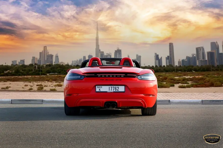Rent Porsche Boxster GTS Convertible in Dubai — photo 6 of 7
