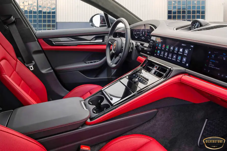 Rent Porsche Panamera Blue 2024 in Dubai — photo 12 of 14