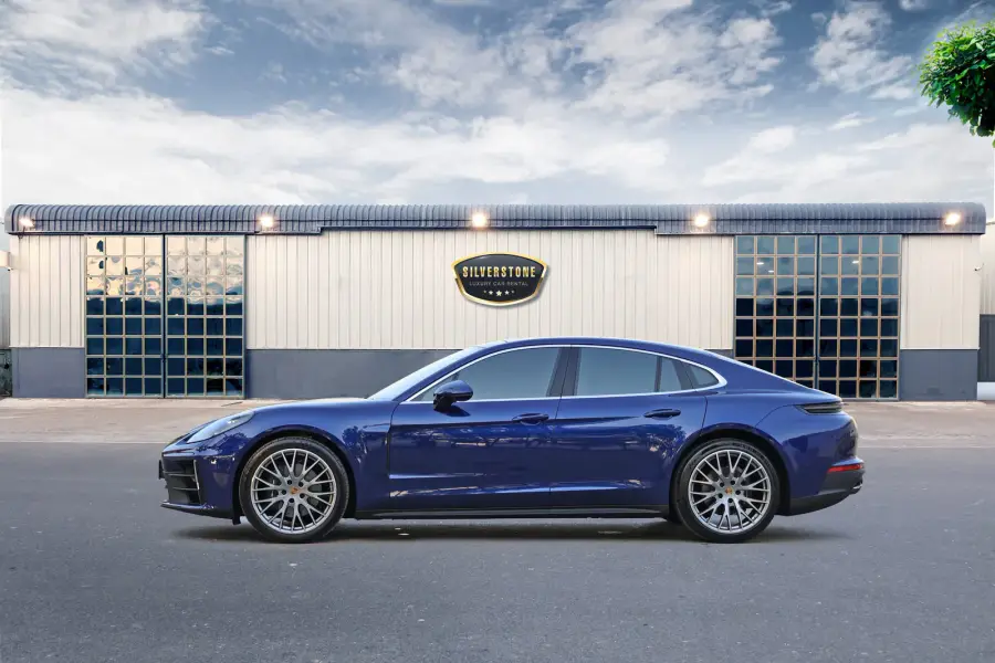 Rent Porsche Panamera Blue 2024 in Dubai — photo 4 of 14