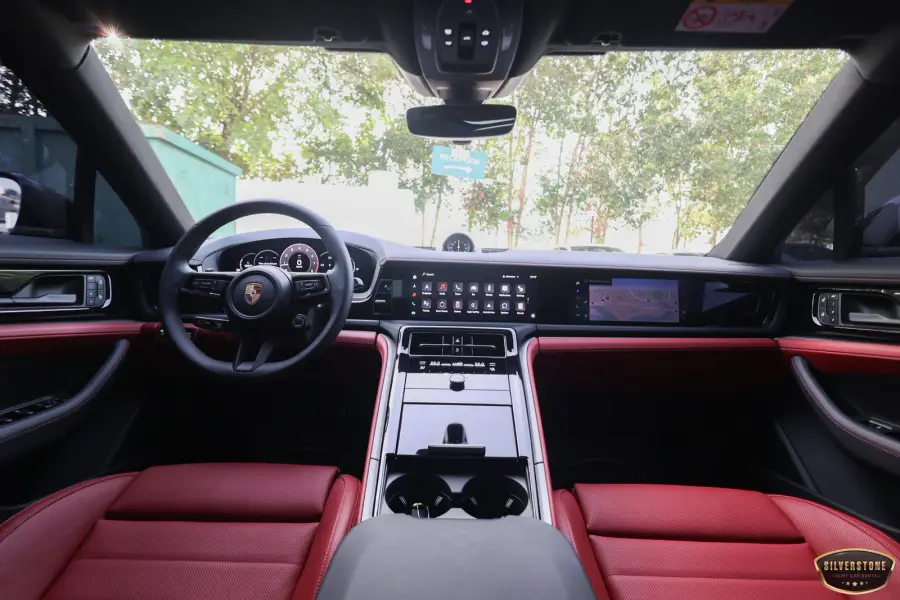 Rent Porsche Panamera Blue 2024 in Dubai — photo 9 of 14