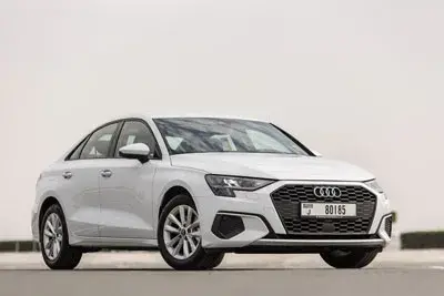 เช่ารถ Audi A3 สีขาวในดูไบ — รูปที่ 2 จาก 6