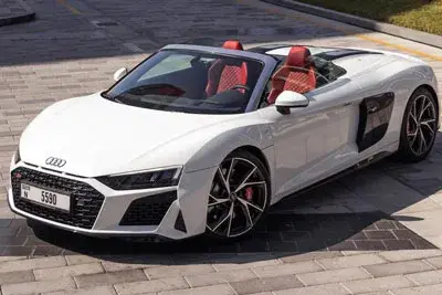 เช่ารถ Audi R8 สีขาว 2021 ในดูไบ — รูปที่ 4 จาก 5