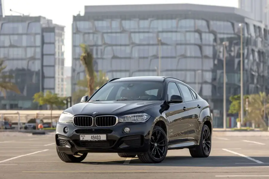 Rent BMW X6 Black 2017 in Dubai — photo 6 of 6