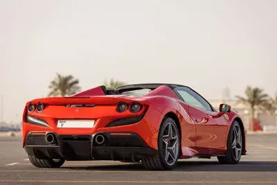 Rent Ferrari F8 Spider Red 2020 in Dubai — photo 5 of 6