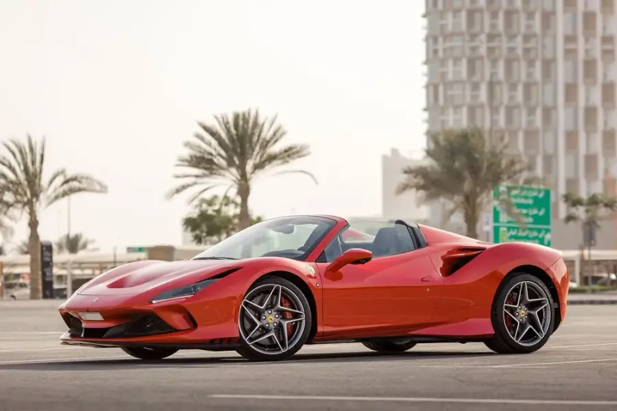 Rent Ferrari F8 Spider Red 2020 in Dubai — photo 6 of 6