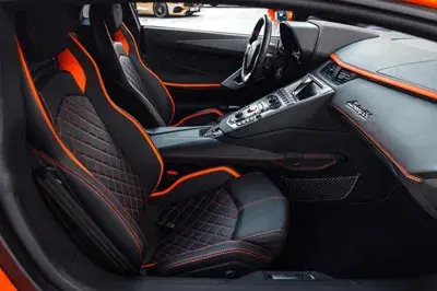 Rent Lamborghini Aventador Orange 2018 in Dubai — photo 3 of 5