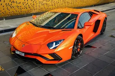 Rent Lamborghini Aventador Orange 2018 in Dubai — photo 4 of 5