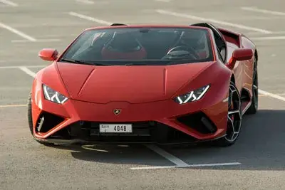 Rent Lamborghini Huracan EVO Red in Dubai — photo 2 of 5