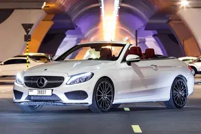 Rent Mercedes C200 Coupe White 2018 in Dubai — Mercedes-Benz — photo 5 of 5