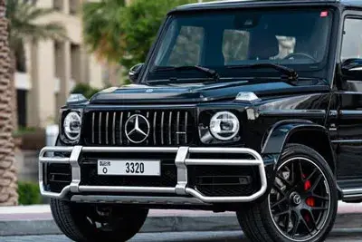 Rent Mercedes G63 AMG Black 2020 in Dubai — Mercedes-Benz — photo 2 of 5