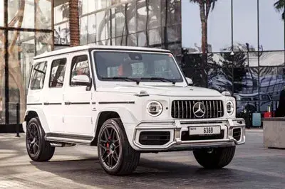 Rent Mercedes G63 AMG White in Dubai — Mercedes-Benz — photo 2 of 5