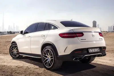 Rent Mercedes GLE63 AMG White 2017 in Dubai — Mercedes-Benz — photo 2 of 5