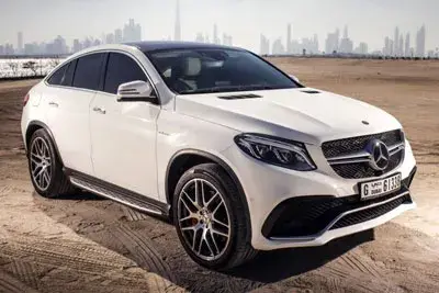 Rent Mercedes GLE63 AMG White 2017 in Dubai — Mercedes-Benz — photo 4 of 5