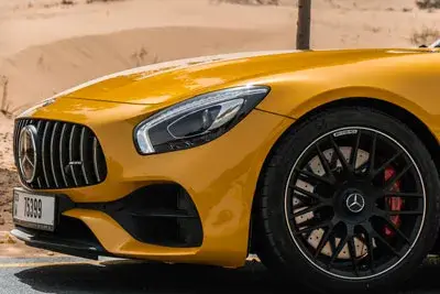 Rent Mercedes GTC Convertible Yellow 2019 in Dubai — Mercedes-Benz — photo 2 of 7
