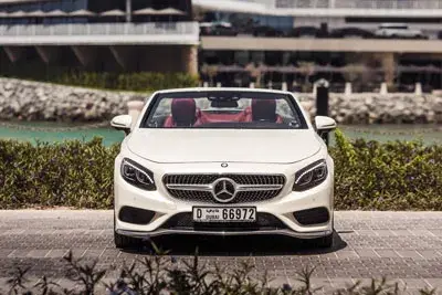 Rent Mercedes S500 Coupe White 2017 in Dubai — Mercedes-Benz — photo 2 of 7