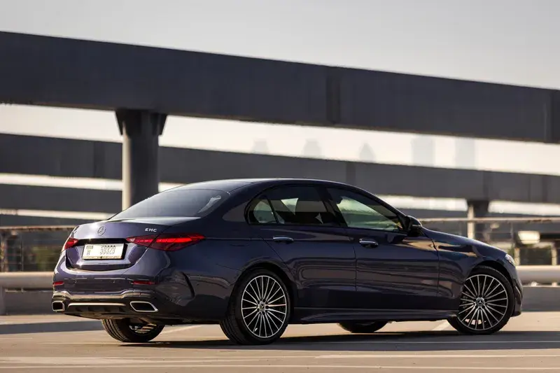 Rent Mercedes C200 Blue 2024 in Dubai — Mercedes-Benz — photo 3 of 3