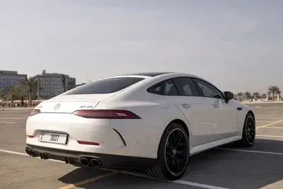 Rent Mercedes GT 43 AMG White in Dubai — Mercedes-Benz — photo 5 of 5