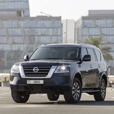 Rent Nissan Patrol Blue 2020 in Dubai — photo 1 of 5