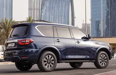 Rent Nissan Patrol Blue 2020 in Dubai — photo 2 of 5
