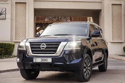 Rent Nissan Patrol Blue 2020 in Dubai — photo 4 of 5