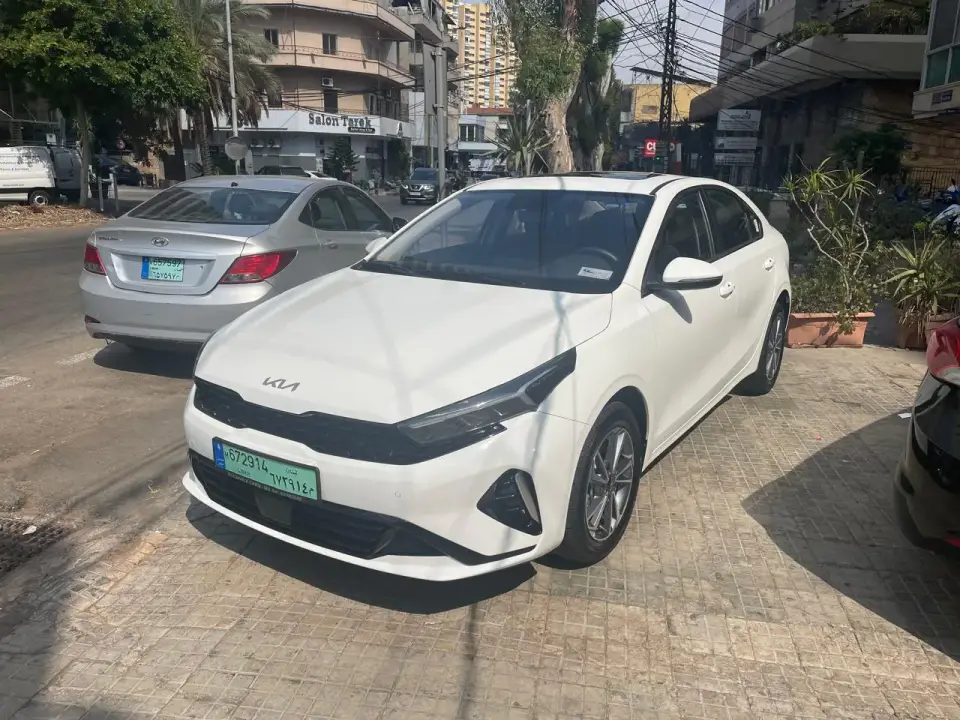 Rent Kia K3 White 2026 in Beirut for rent in beirut, Lebanon — Kia — photo 2 of 5
