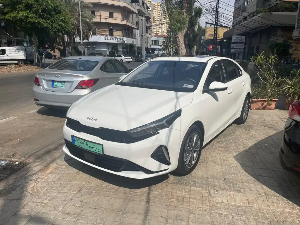 Rent Kia K3 White 2026 in Beirut for rent in beirut, Lebanon — Kia — photo 3 of 5