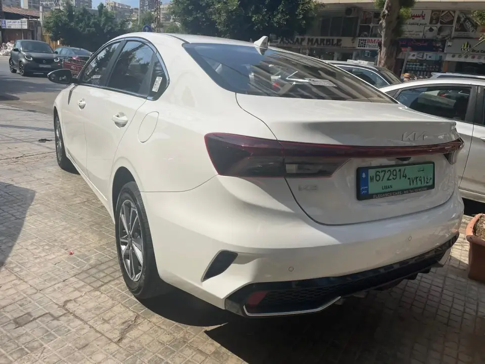 Rent Kia K3 White 2026 in Beirut for rent in beirut, Lebanon — Kia — photo 4 of 5